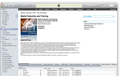 iTunes U